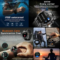 2026 New T-Rex 3 Military Grade Smart Watch Men 1000mAh Battery IP68 Waterproof Flashlight GPS Bluetooth Call Sports Smartwatch - Image 6