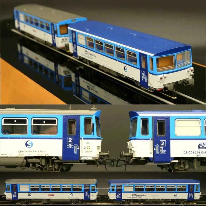 ROCO Train Model 1:87 HO Scale 810 Intercity Train Digital Sound Effects Light Blue Electric Toy Train