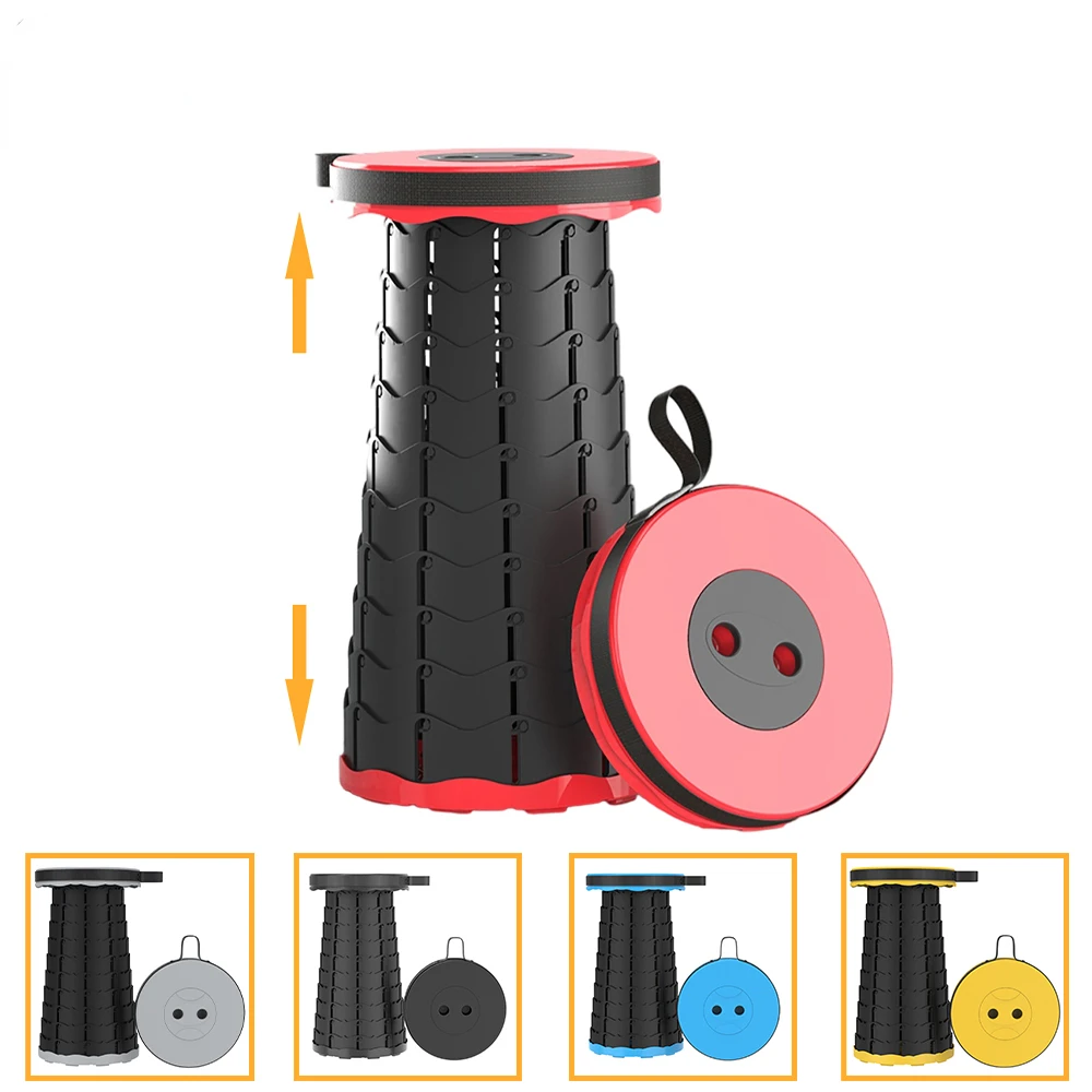 

Outdoor Furniture Retractable Stool Chairs Portable Stool Lounge Folding Chair Camping Stool Foldable Convenient Fishing Chair