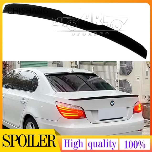 Factory Outlet ABS Plastic Glossy black Rear Window Lip Roof Wing Spoiler  For BMW E60 5