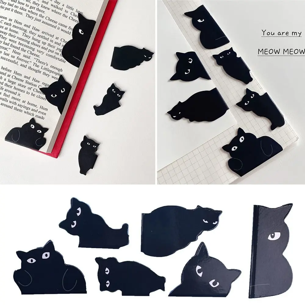 Segnalibri Magnetici Gatto - Set Da 6 Clip Colorate Per Libri, Regalo Carino Per Amanti Dei Gatti - Foto 5