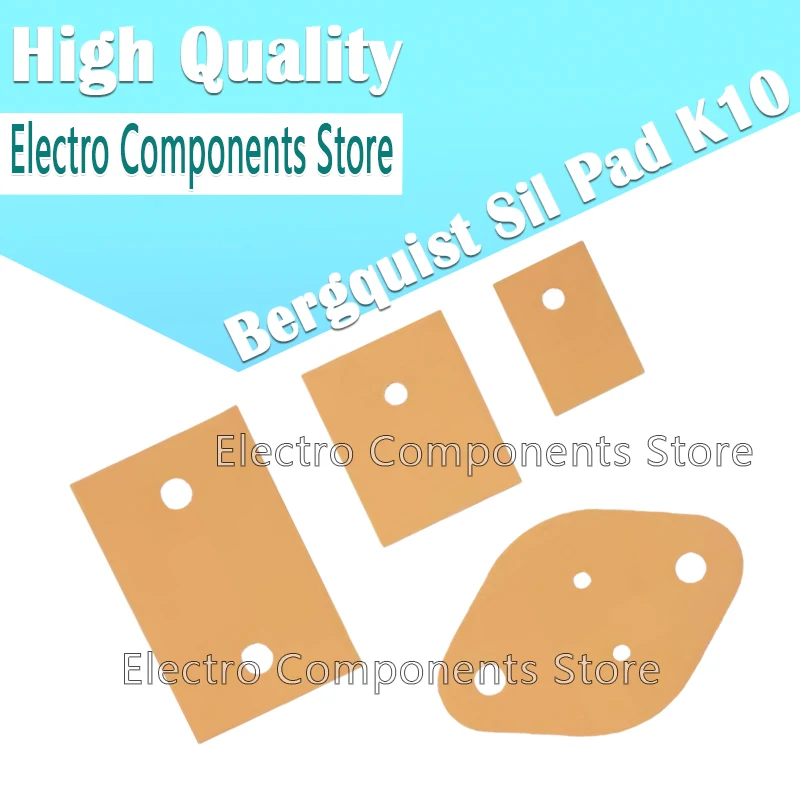 Bergquist Sil Pad K10 10Pcs/Lot, silicone insulation pads
