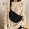 Simple Design Women's Messenger Bag Fashion Ladies Nylon Hobos Small Shoulder Bags Vintage Female Girls Purse Cloth Handbags 4