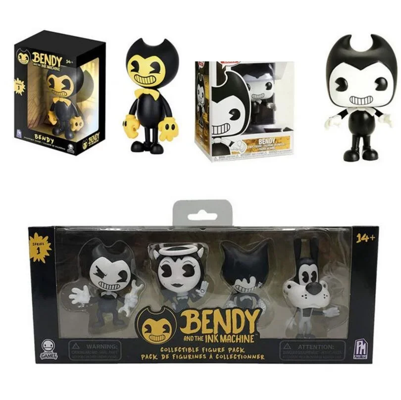 Funko Games Bendy 279 # E La Macchina Dell'Inchiostro Toy Figure Bendy E La Macchina Dell'Inchiostro Figura Collegabile Regalo Di Compleanno Per Bambi