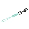 Scubas Diving Swival Bolts Hook Marine Grade Steel Hook Clip with Braided Rope Lanyard Anti-lost Safety Rope 5