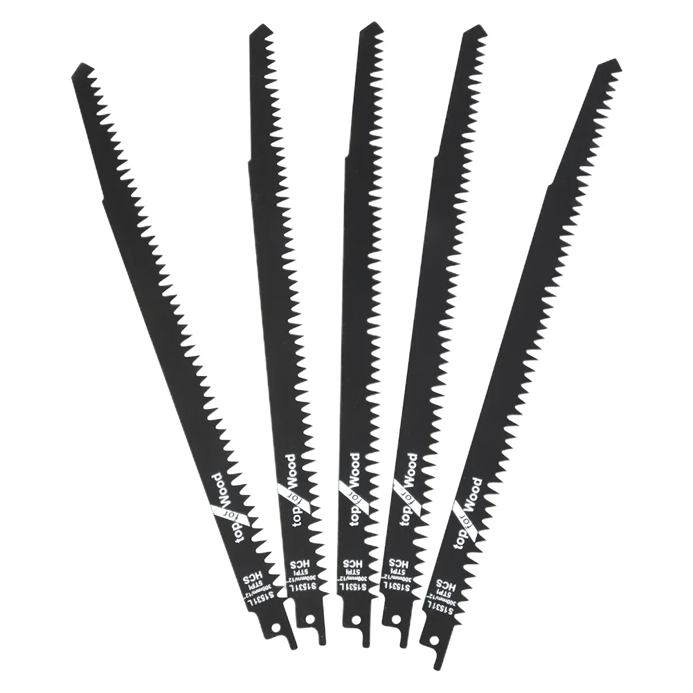 1pc 12in S1531 BI-Metal Reciprocating Saw Blades Handsaw Multi Saw Blade Pruning Cutting Wood Metal Plastic Board Sawblade hand saw multi purpose saw handheld saw reciprocating saw blades