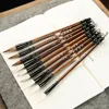 Traditional Chinese Calligraphy Brush Wolf Hair Oil Watercolor Scriptures Writing Brush High-end Oil Painting Art Paint Brush 3