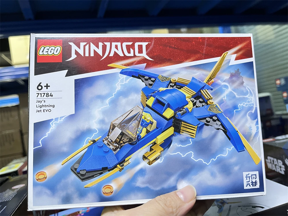 LEGO NINJAGO Jay's Lightning Jet EVO 71784, avião de brinquedo