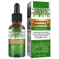 Huile essentielle de romarin, produits pour la croissance des cheveux, produits capillaires biologiques, huile de renforcement des cheveux du cuir chevelu pour nourrir les cheveux brillants et sains 6