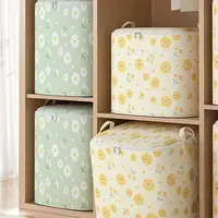 Foldable Quilt Storage Bag Gift Little Daisy with Handles Closet Organizer Non-Woven Sorting Storage Box Home 1