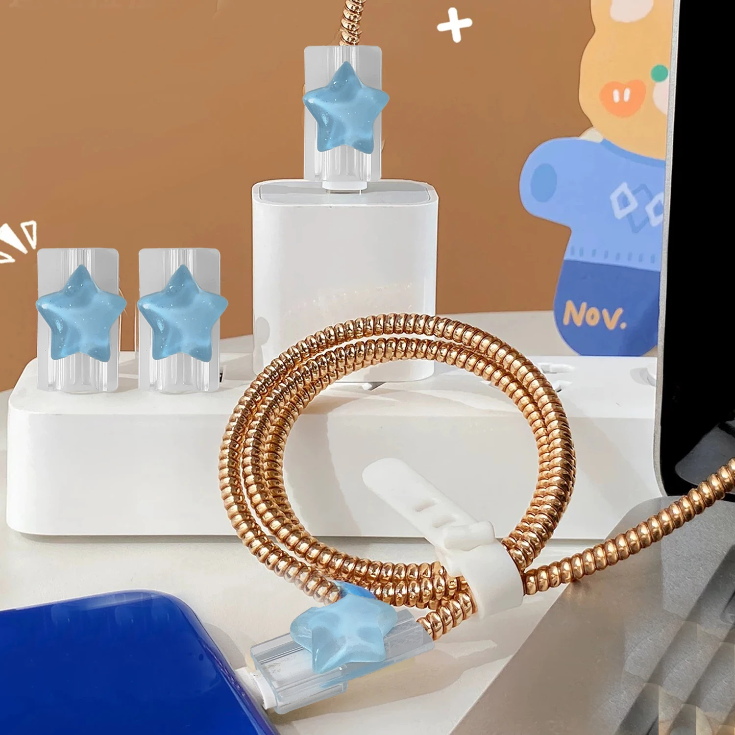 Cartoon Star Cable Winder and Protector