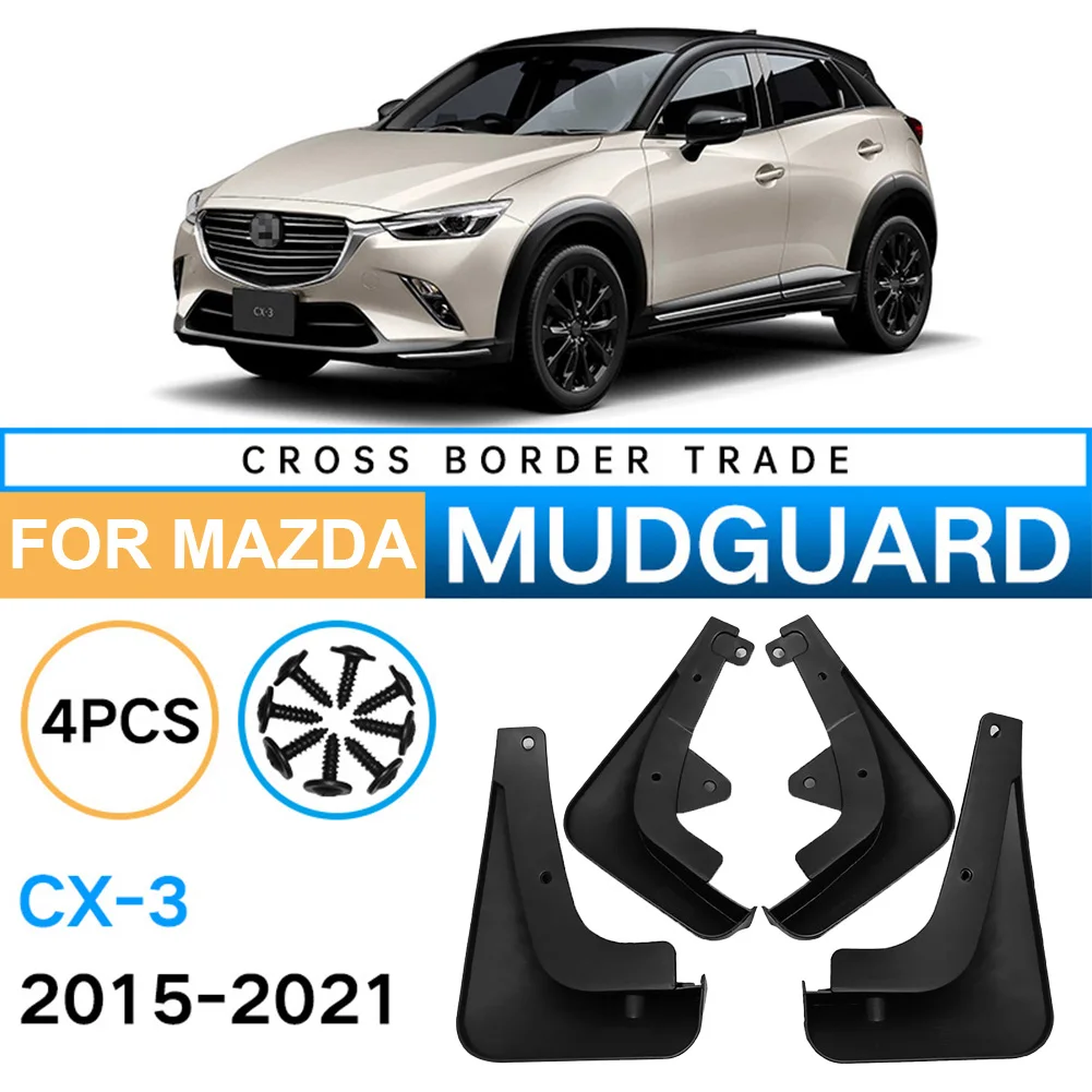 

Brand New Car Exterior Accessories Mudguard Mud Splash Guard 4pcs Auto Accessories Fashion Design Soft Plastic