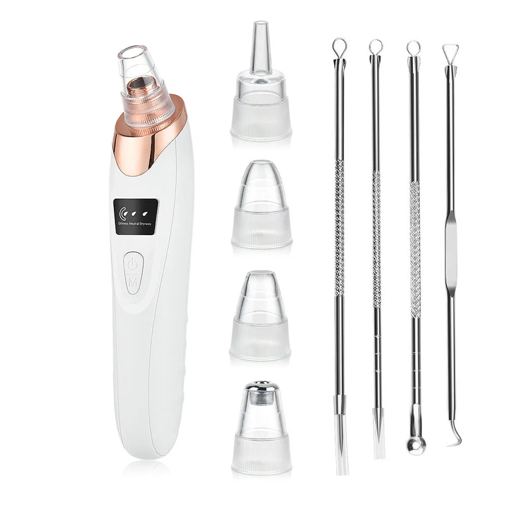 Foreign Trade Edition Blackhead Absorbing Artifact Blackhead Instrument Nose Pimple Acne Removal Mite Removal Face Re blackhead instrument