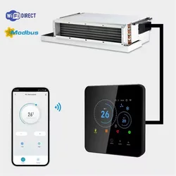 Tuya Air Conditioner For Google Home Alexa DuerOS WIFI Smart Thermostat  Central Room Temperature Adjustable Digital