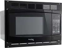 Microwave with Trim Kit | 1.0 Cu. Ft. | 900W | Direct replacement for Greystone and High Pointe (Black) 1