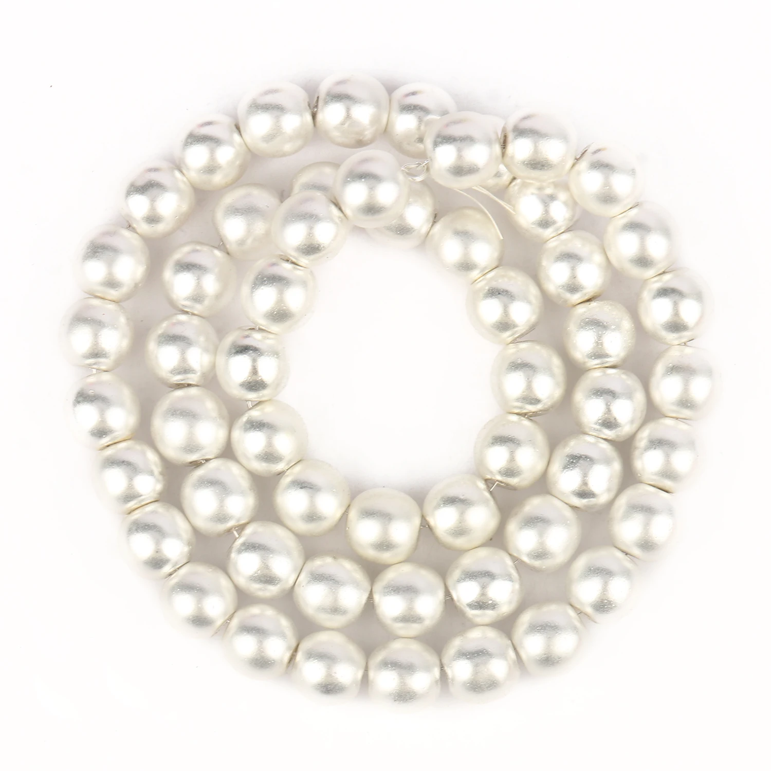 Elegant Silver-Gold Hematite Natural Stone Beads for DIY Jewelry and Accessories, 15'' Strand, 2-10mm