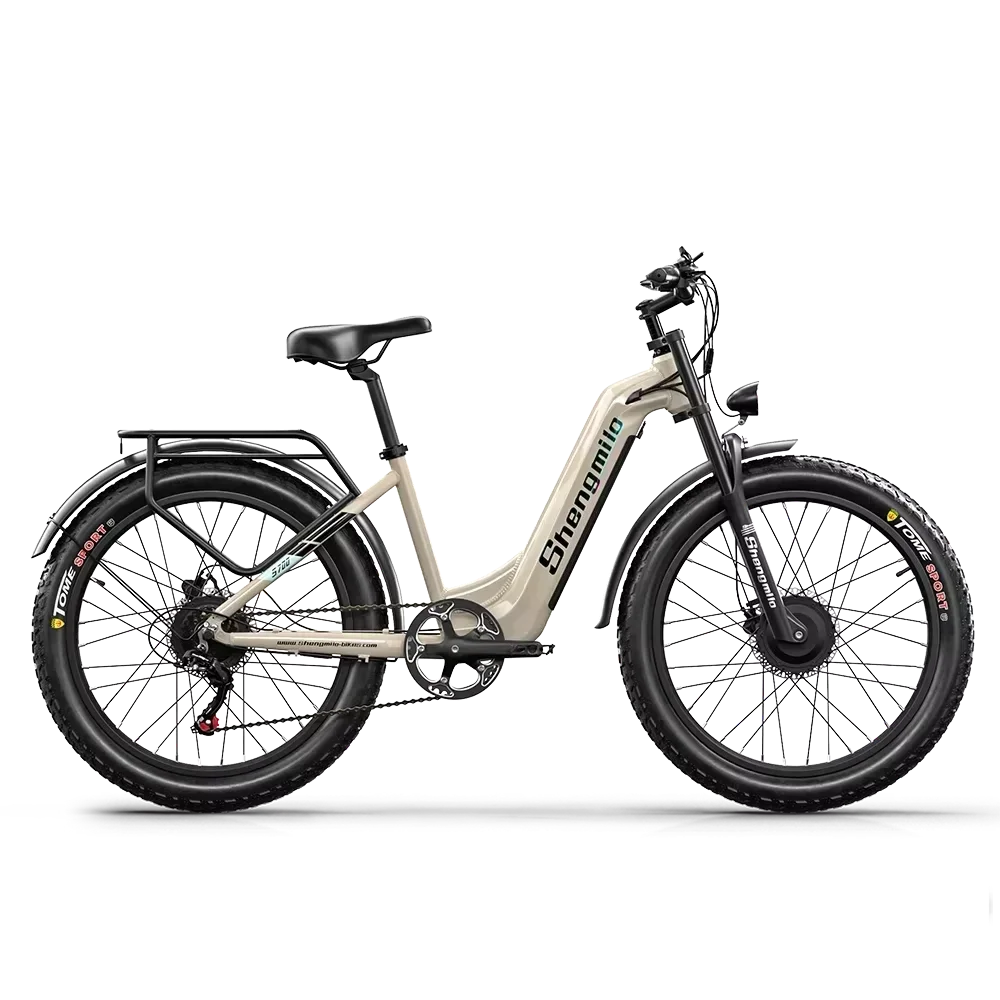 Ebike Shengmilo S700 Electric Bicycle 2000W Dual Motor 48V 17.5Ah 840WH Battery 26 Inch Fat Tire City Mountain Off-road camping