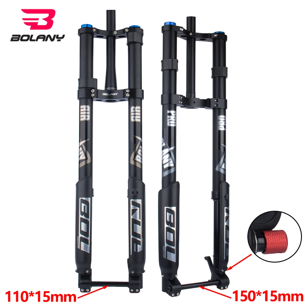 BOLANYDoubleShoulderInvertedBikeForkMTBFork2627529inchBoost