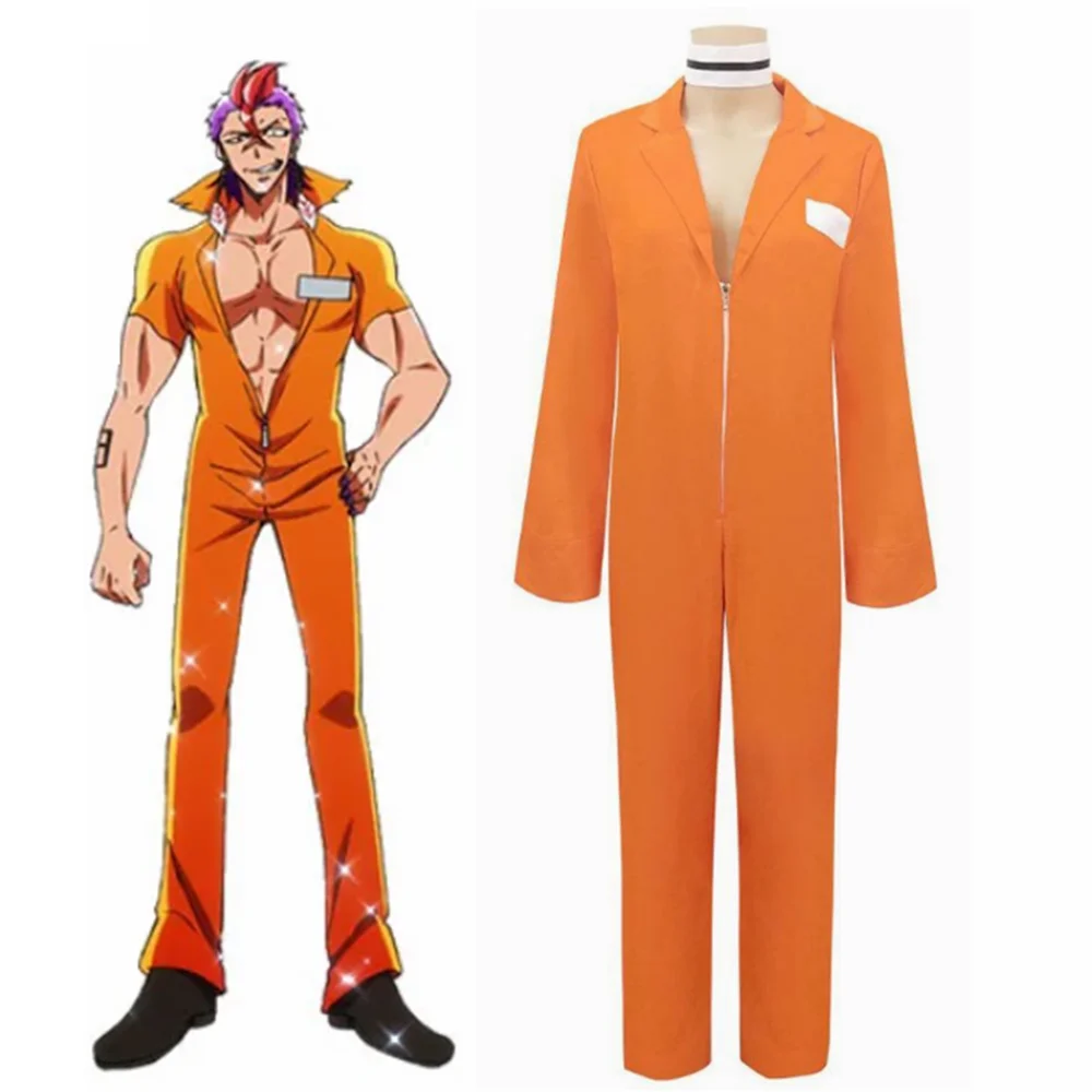

Unisex Anime Cos Detentionhouse Nanbaka Nico Rock Cosplay Costumes Halloween Christmas Party Uniform Sets Suits