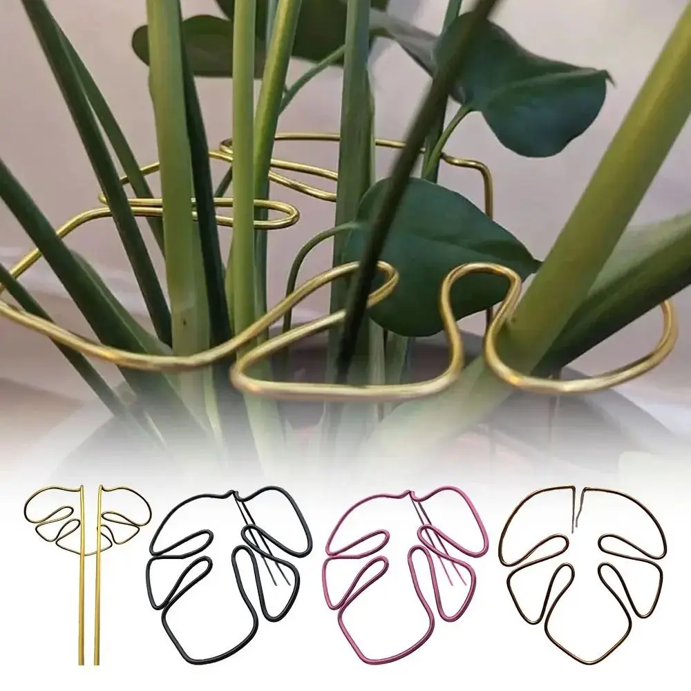 Plant Stand Leaf Shaped Plant Support Ring for Outdoor Plants and Indoor Plants Support Branches Stem Organizer Garden Tools
