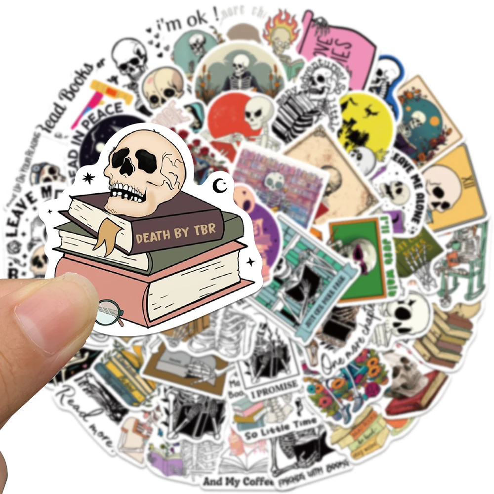 50PCS Smutty Dark Romance Bookish Spice Reader Girl Cartoon Booktok Sticker Aesthetic Car Kindle Ipad Phone Laptop Diary Sticker 5