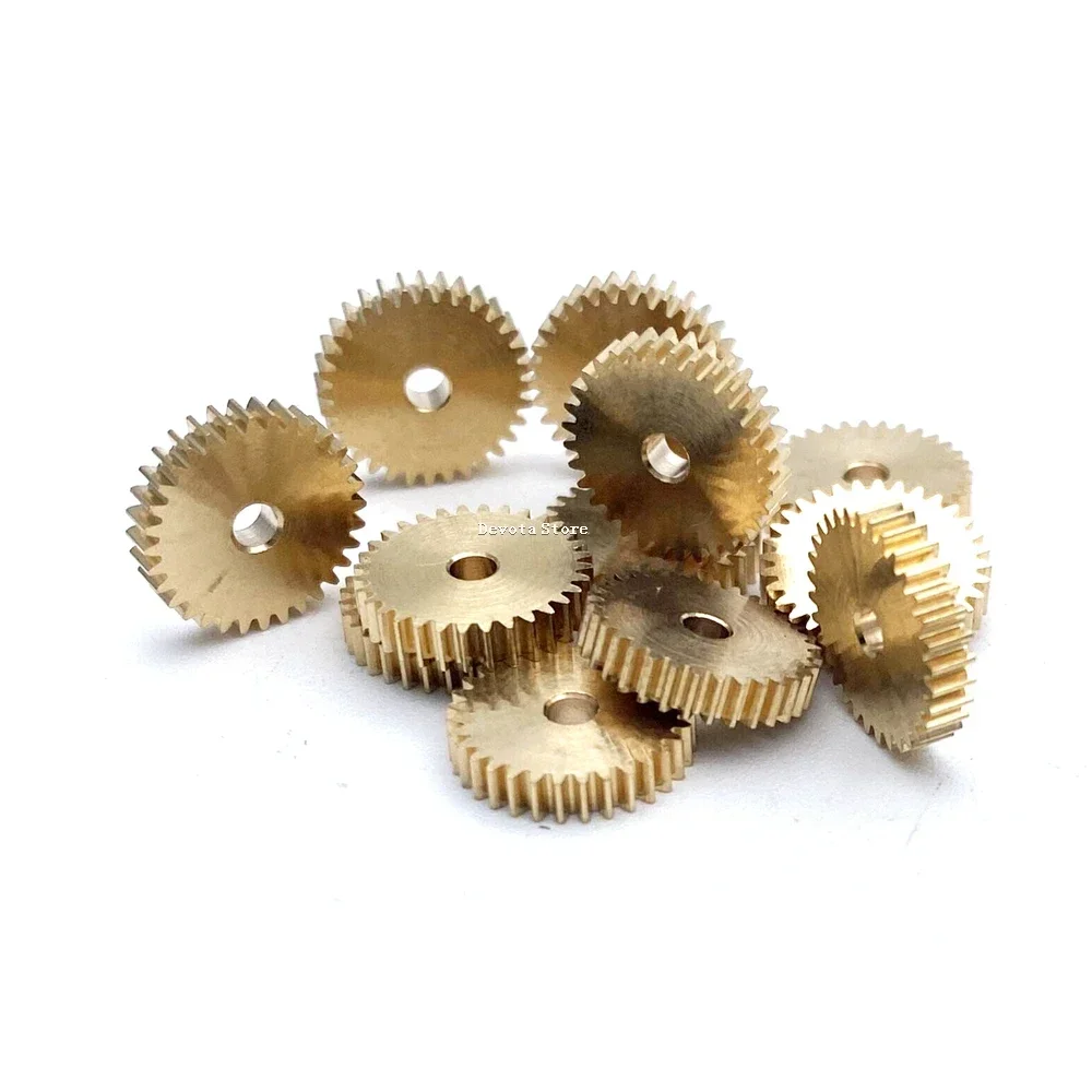Transmission Gear 0.3M MINI DIY Copper Gear Tooth 30/32 Teeth 1.98MM 2.02MM DIY Model RC Parts