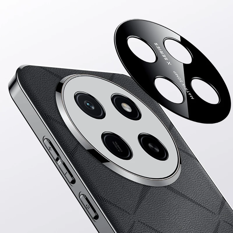 Elegant Leather + PC Ultra-Thin Camera Protection Case