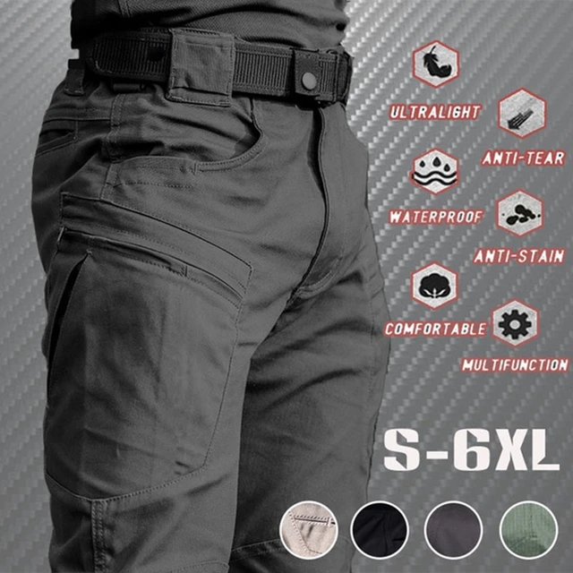 Водонепроницаемые тактические брюки-карго для мужчин, дышащие летние повседневные армейские длинные брюки в стиле милитари, мужские быстросохнущие брюки-карго 1