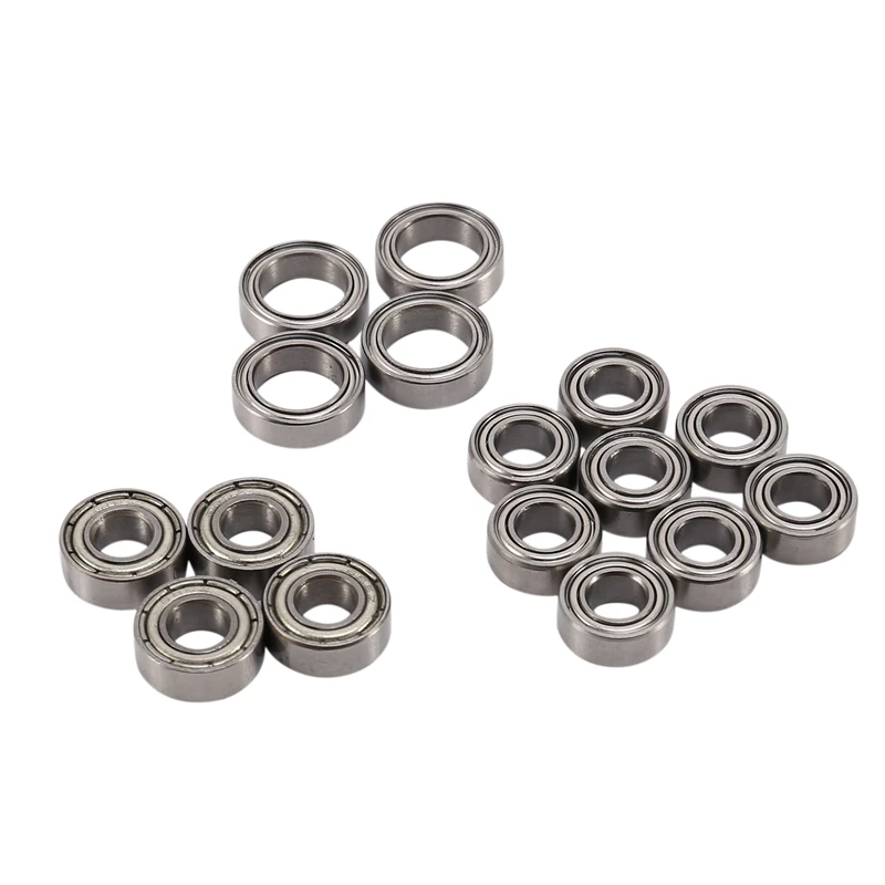 PEGGYLIN Kit De 20 Rodamientos De Bolas Para Tamiya TT01 Y DF02 | Piezas De Repuesto Para Coches RC 1/10 Con Acero Duradero