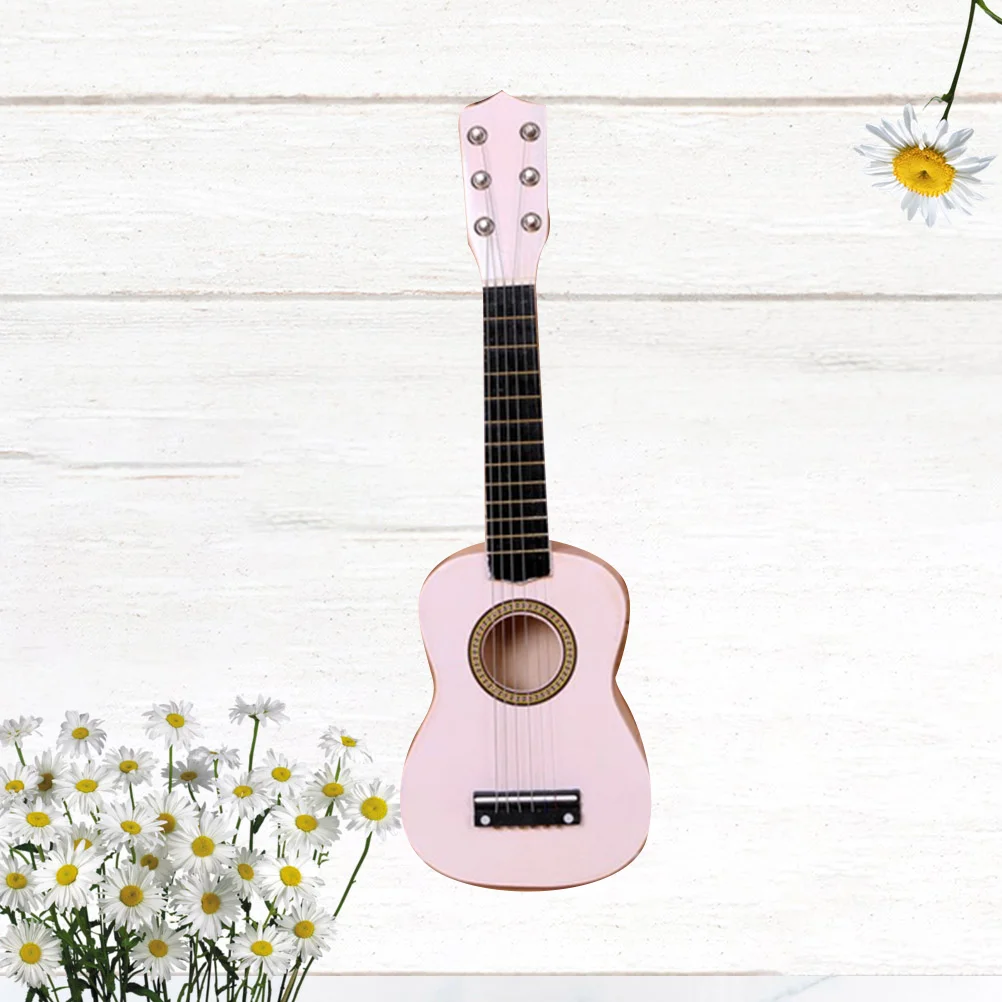 

21inch Beginner Learning Guitar Children'S Guitar Acoustic Guitar Mini Guitar Musical Instrument Craft For Beginner Children