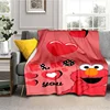 3D Print S-Sesame Street cartoon  Flannel Throw Blanket,Multi-purpose Holiday Gift Blanket Warm And Soft Blankets All Seasons 2