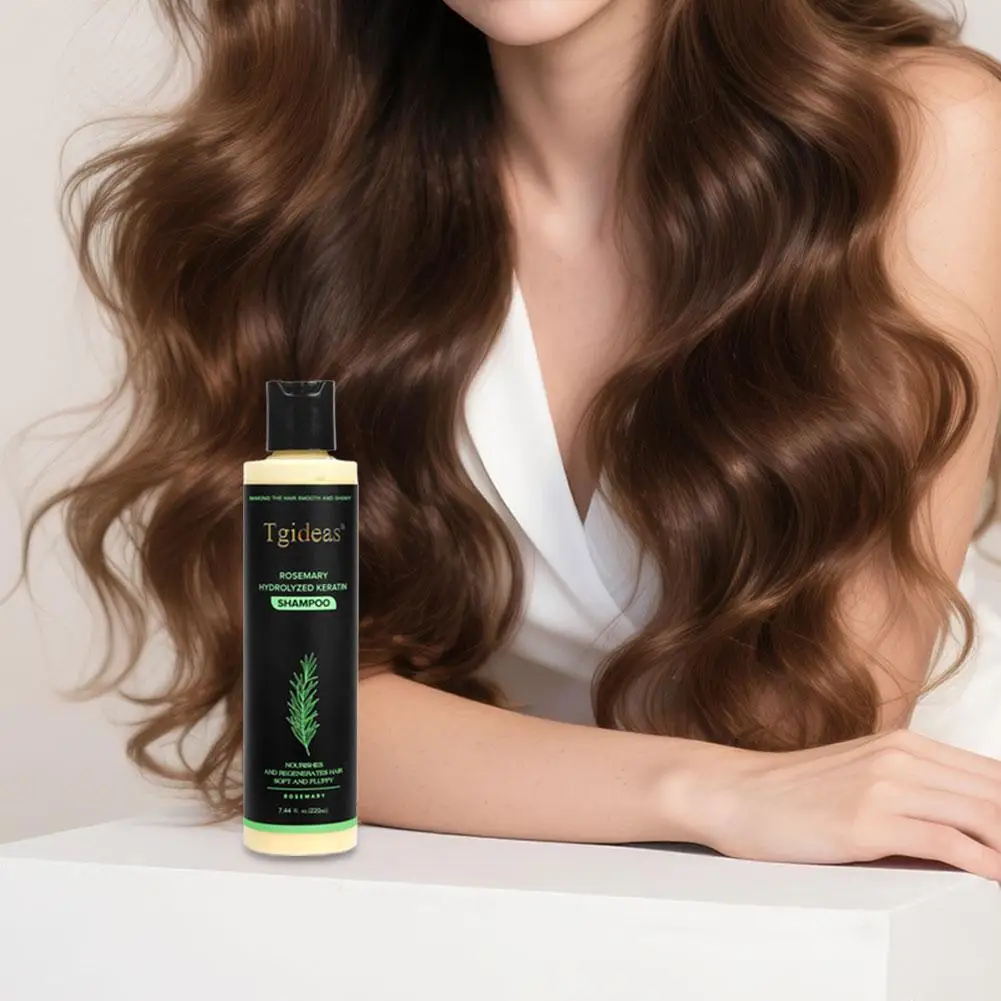 Tigdeas Shampoo al Rosmarino Volumizzante e Rinforzante 220ml, Shampoo Biologico al Rosmarino per Volume e Spessore - immagine 6