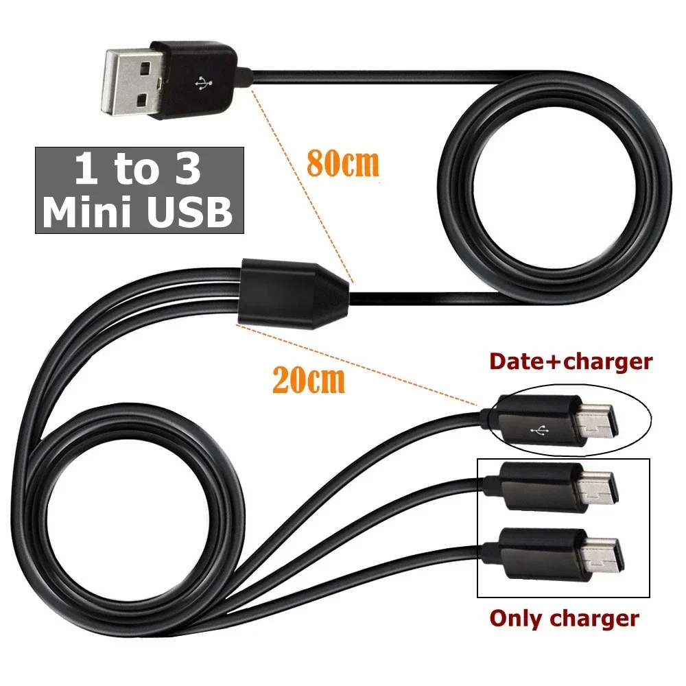 Cavo Splitter USB C 3 In 1, 30 Cm, Da USB A Maschio A 3 USB C Maschio, Per Ricarica Multipla E Sincronizzazione Dati, Compatibile Samsung, Huawei, LG