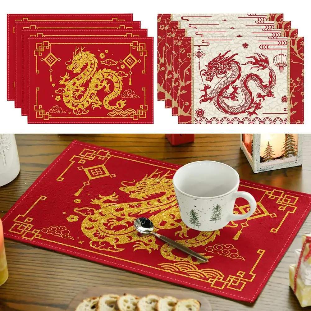 

Chinese Dragon Table Runner For New Year Dining Table Decoration,Chinese Lucky Gold Dragon Table Cloth For Home Hotel