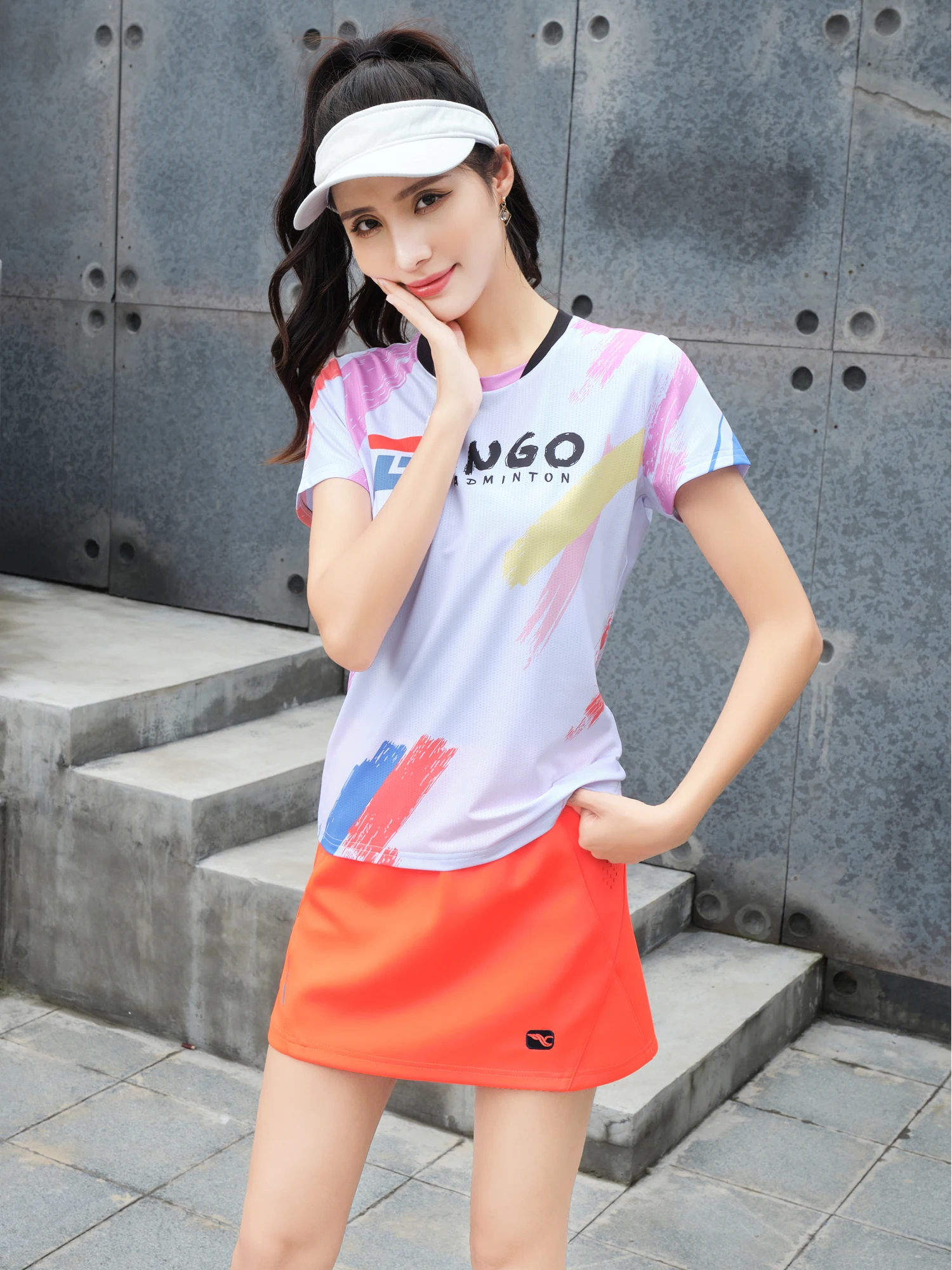 Badminton Training Shirts Women Breathable Table Tennis Short Sleeve Golf Sportswear Ping Pong Quick Dry Outwork Clothes