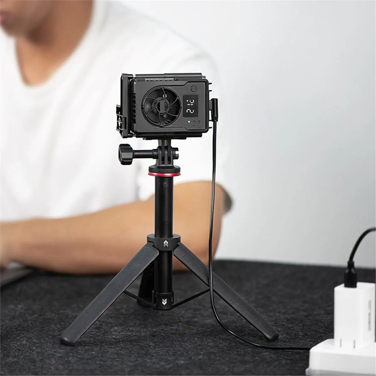 DJI ACTION 4/3/5 PRO 액션 카메라 확장 액세서리용 T28C 고속 냉각 팬