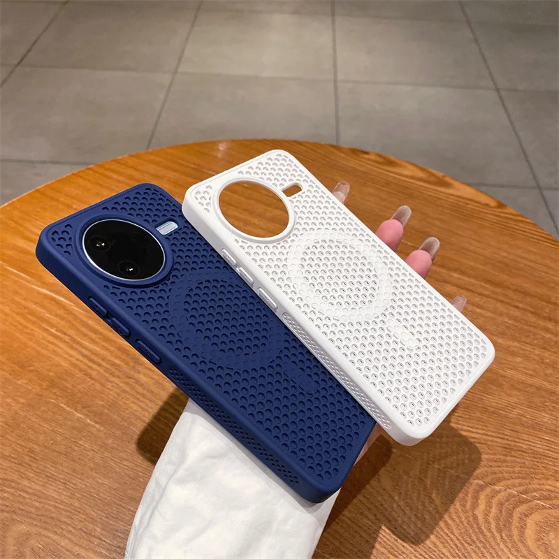 Enhanced Magnetic Shockproof Case with Heat Dissipation and Soft Bumper Shell