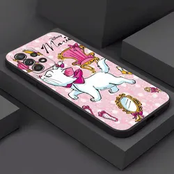 Adorable Cartoon Marie Cat Phone Case Back Cover Shell for Galaxy A51 5G (ZMBLA 08)