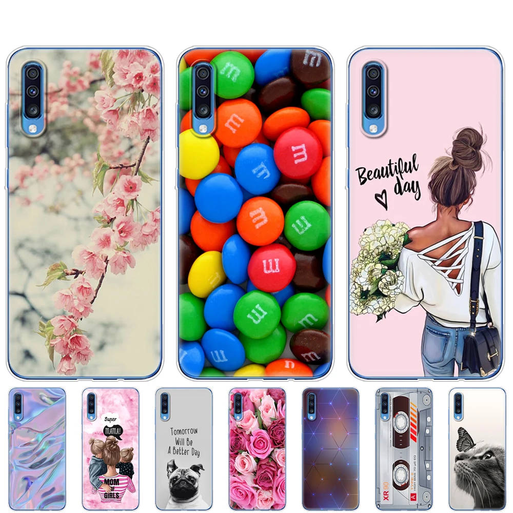 

For Samsung A70 Case 2019 Soft TPU Phone Back Cover For Samsung Galaxy A70 silicon Cases Coque Capa A 70 A705 etui A705F bumper