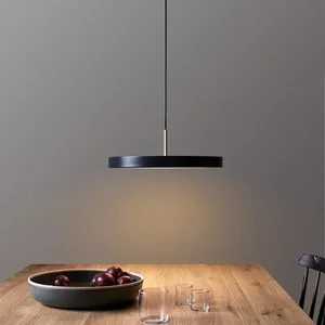 Modern LED Pendant Light 23-50cm Disc Hanging Lights For Bedroom Aisle Living Rooms Kitchen Study Home Decoration Fixture Lustre