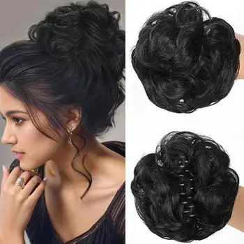 Nuovo! Coda di Cavallo Sintetica con Clip, Capelli Ricci Naturali e Voluminosi, Accessorio per Capelli da Donna, Strumento di Styling Realistico per Aumentare il Volume