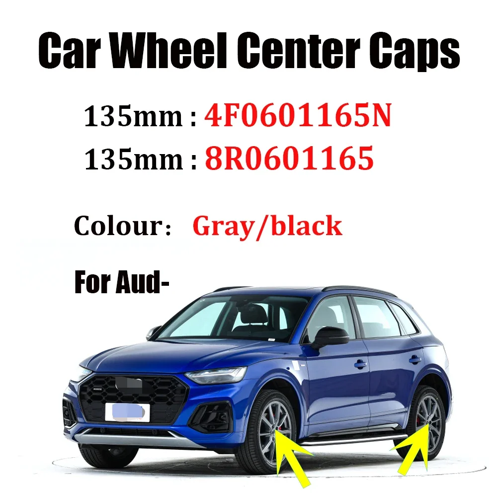 40 Pz Per Audi Wheel Center Cap Coprimozzo A4 A5 A6 Q3 Q5 Q7 A8 Vw Series Ricambi Auto Con Originale Tire Center Decor 135Mm