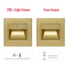 Square 86Type PIR Motion Detector Sensor Led Stair Light Infrared Human Body Induction Lamp Recessed Steps Ladder Staircase Wall 2