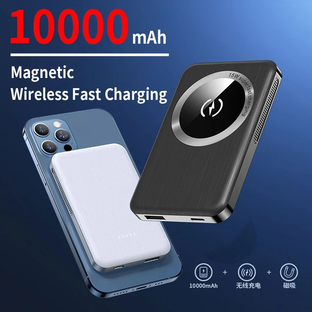 Iphone 15 Mini banco de energía magnética-Nueva batería externa portátil  magnética-Aliexpress