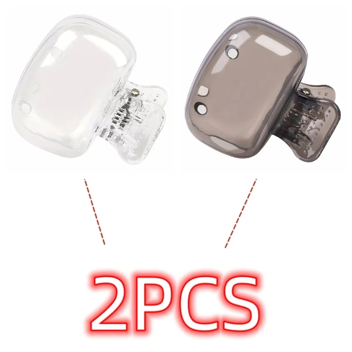 عبوتان من أغطية رأس فرشاة الأسنان - حافظة حماية لل...