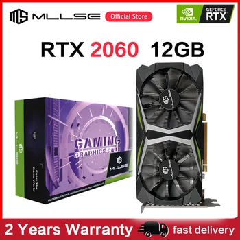 MLLSE RTX 2060 12G Gaming Graphics Card GDDR6 192bit PCI Express 3.0x16 NVIDIA GeForce GPU rtx2060 12g game Placa de vídeo 1