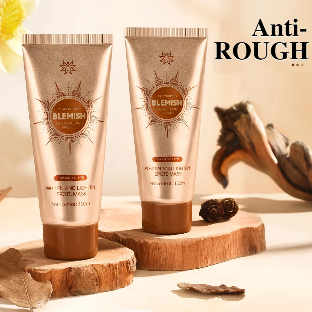 1/2PCS Whiten And Lighten Spots Peel-Off Facial Mask Anti-Blemish Freckle Remove Deeply Clean Pore Tighten Brightening Face Mask