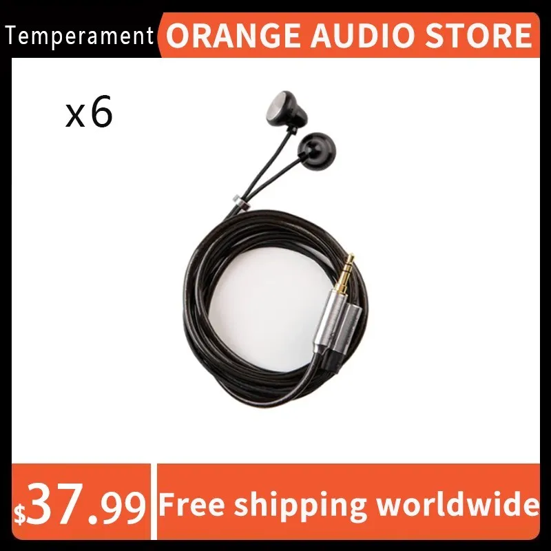 

Наушники-вкладыши X6 Hi-Fi с плоской головкой, 16 мм