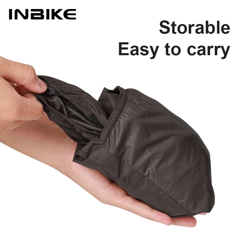 INBIKE  Men's Waterproof Cycling Sleeveless Jacket Lightweight Stackable Reflective Anti-UV Pocket Windproof Vest 5