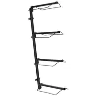 Saddle Rack Wall Mount Holds Tack, Pad, Accessories 4 Tier for Western/English Saddles Equestrian Equipment for Horse Tack Room 2